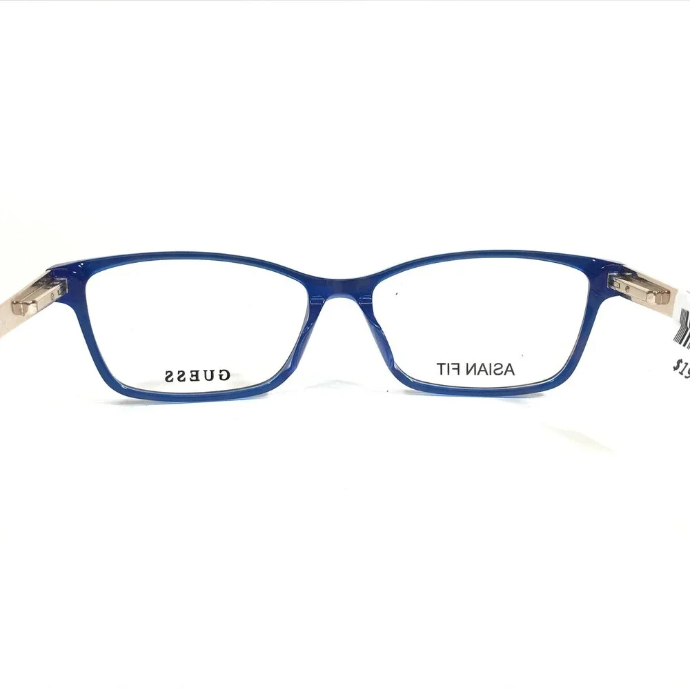 Guess Eyeglasses Frames GU2538-F 052 Clear Blue Brown Tortoise Cat Eye 55-15-135